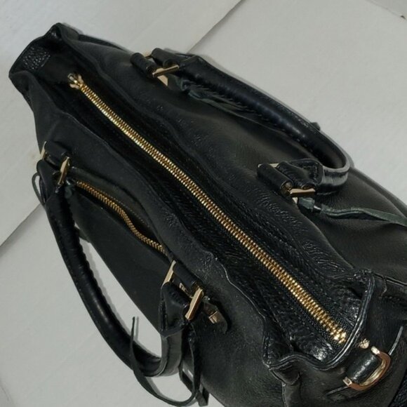 Rebecca Minkoff Bag Regan Black Pebbled Leather Shoulder Crossbody WOMEN'S WOMAN - Picture 10 of 15